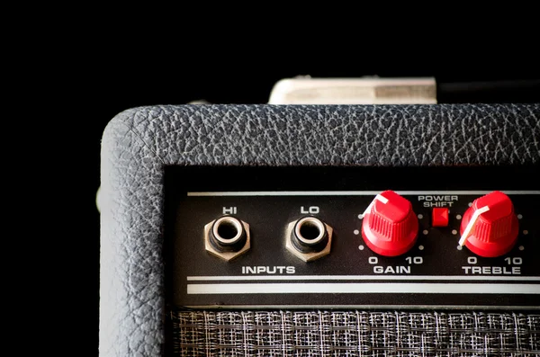 Amplificador de guitarra - detalhe — Fotografia de Stock