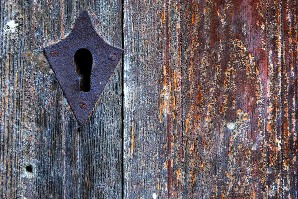 Antique keyhole — Stock Photo, Image