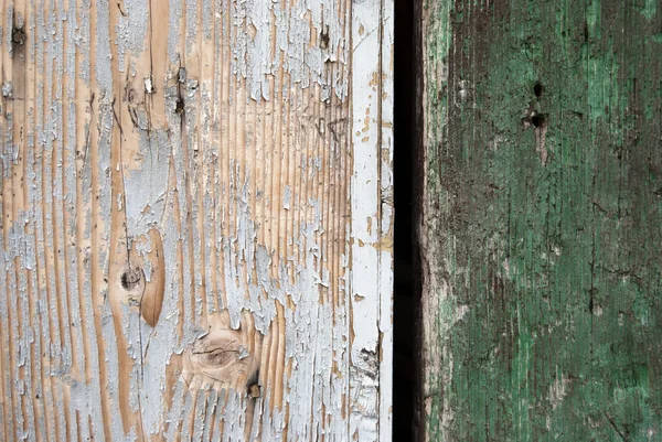 Wrinkled wooden planks background — Stock Photo, Image