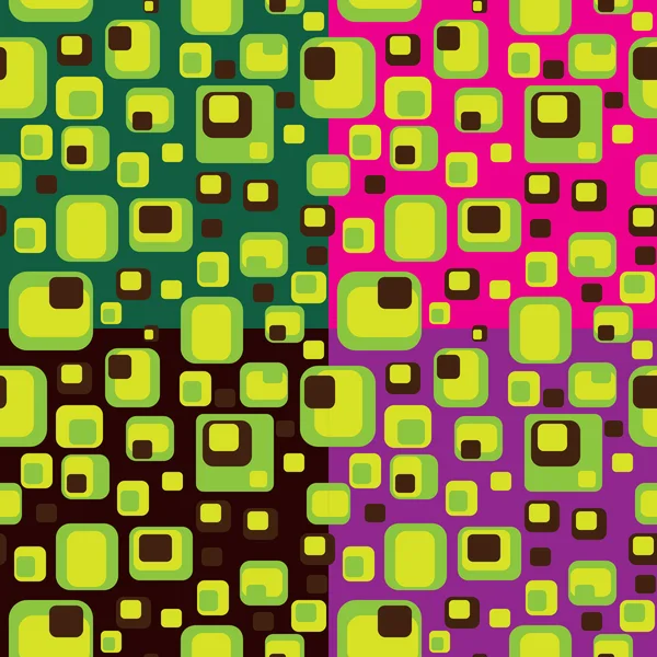 Farbige abstrakte nahtlose Muster — Stockvektor