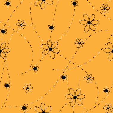 Çiçeklerle kusursuz desen