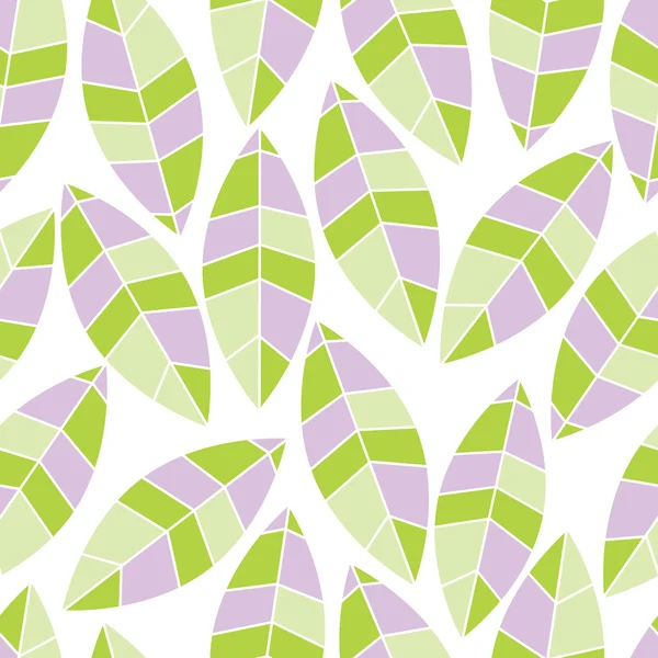 葉の抽象的なシームレス パターン — ストックベクタ