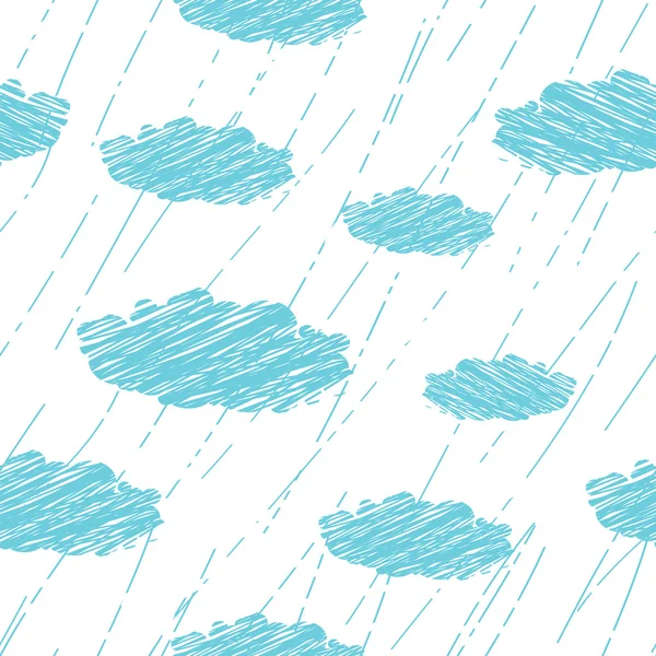 stock vector Seamless pattern of rain