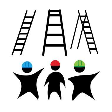 Clipart ladders and working clipart