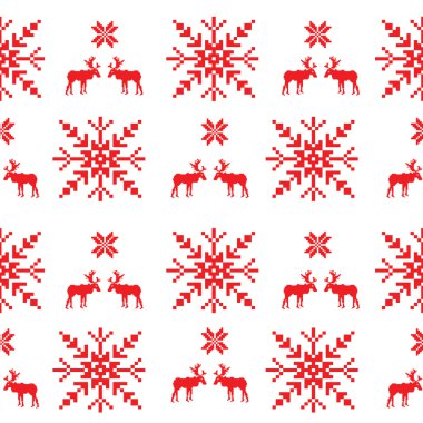 Scandinavian seamless pattern clipart