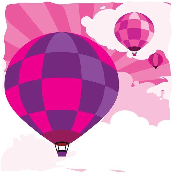 stock vector Balloon in the sky