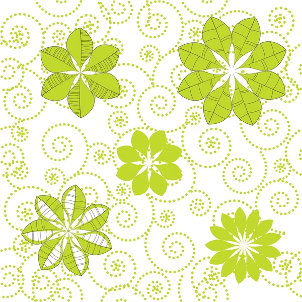 Pattern green — Stock Vector