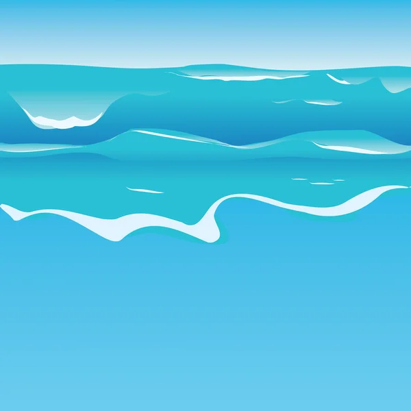 Синее море — стоковый вектор