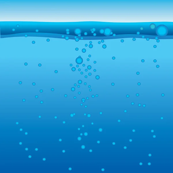 Acqua blu — Vettoriale Stock