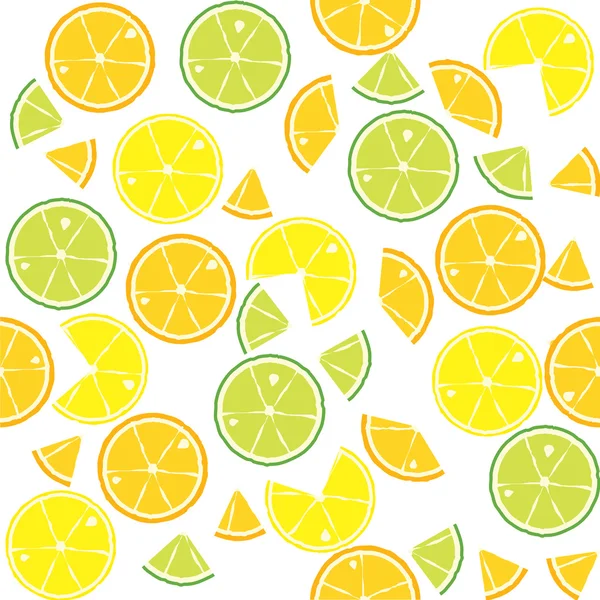 Padrão de citrinos —  Vetores de Stock