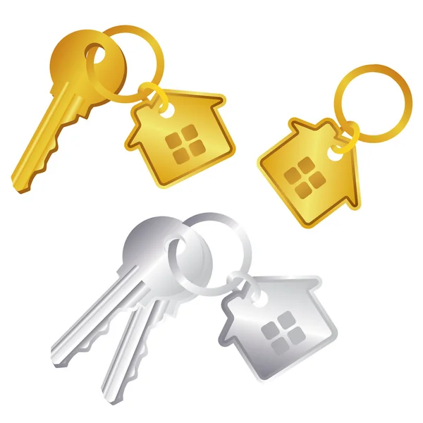 House keys — Stock Vector