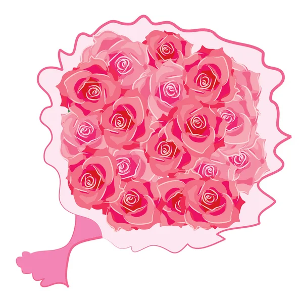 Bouquet of roses — Stock Vector