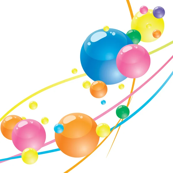Boules colorées — Image vectorielle