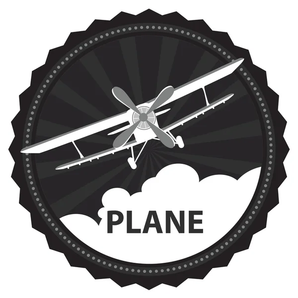 Vector plane — Stock Vector