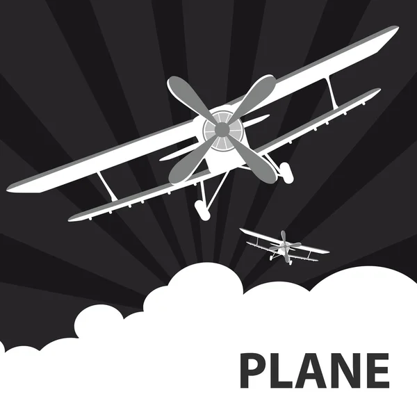 Vector plane — Stock Vector