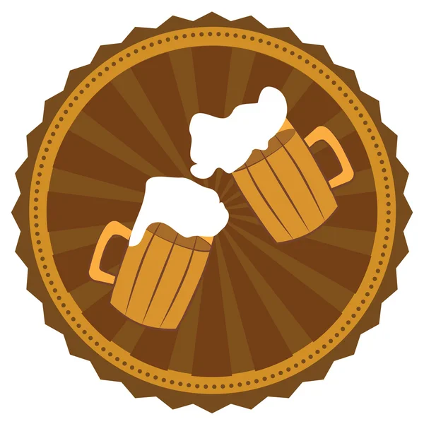 Векторное пиво — стоковый вектор