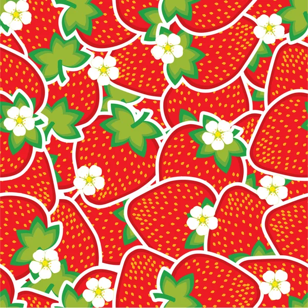 Φράουλα μοτίβο — Διανυσματικό Αρχείο
