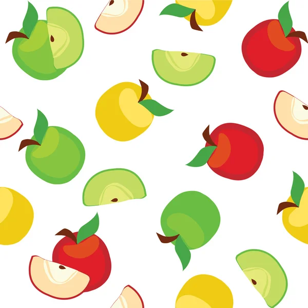 Μήλα μοτίβο — Διανυσματικό Αρχείο