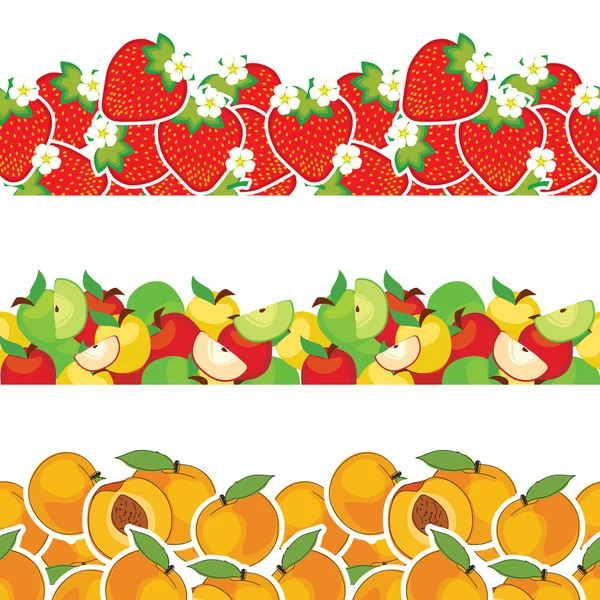 Fruta vectorial — Vector de stock