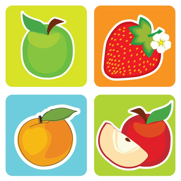 Frutas vectoras —  Vetores de Stock