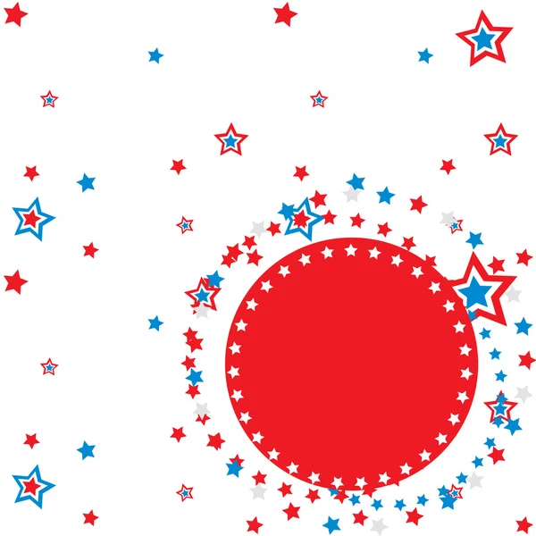 Fond abstrait étoiles — Image vectorielle