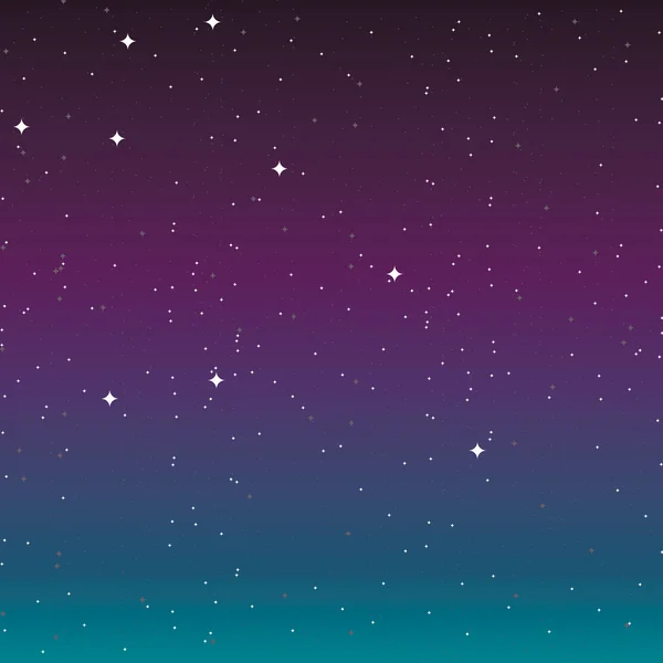 El cielo nocturno con estrellas — Archivo Imágenes Vectoriales