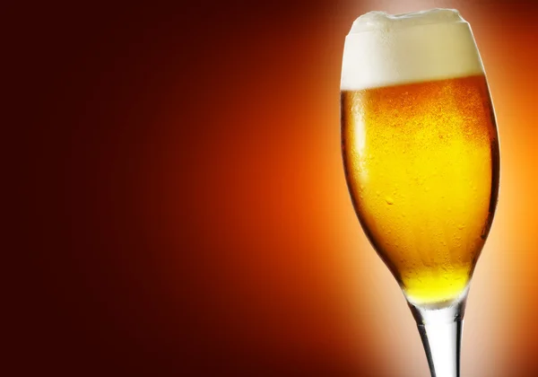 Glas en bier — Stockfoto