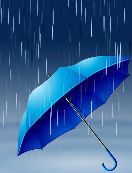 Umbrella in the Rain — Stock Photo, Image
