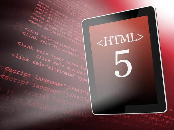 HTML 5 — Zdjęcie stockowe