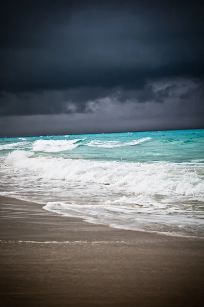 Mal tiempo del paisaje marino — Foto de Stock