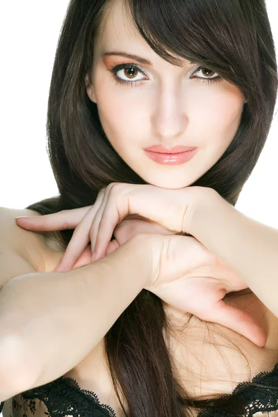 Young beautiful female portrait — Stock Photo, Image