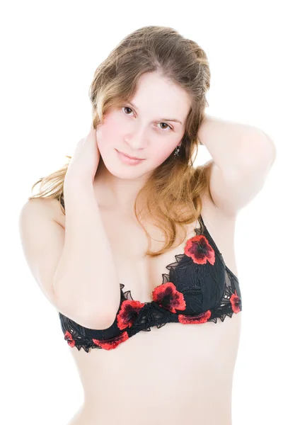 Sexig kvinna i underkläder — Stockfoto