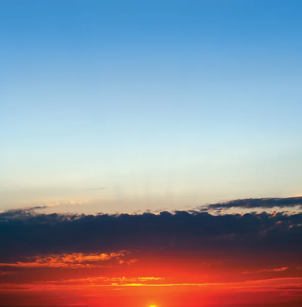 Stock image Rosy clouds just before sunset