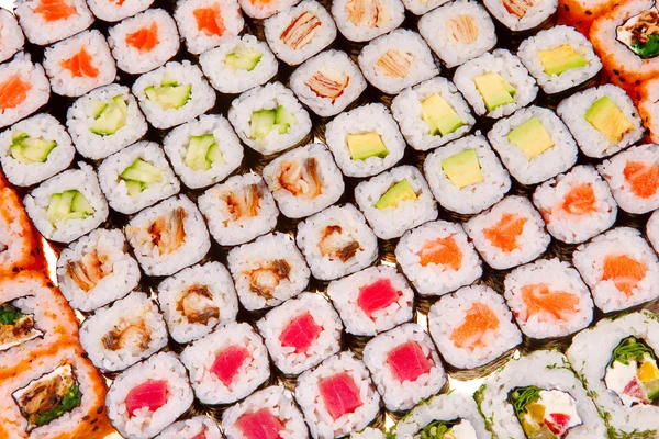 日本の寿司、伝統的な日本食 — ストック写真
