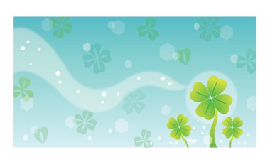 St. Patrick's Day Blue clipart