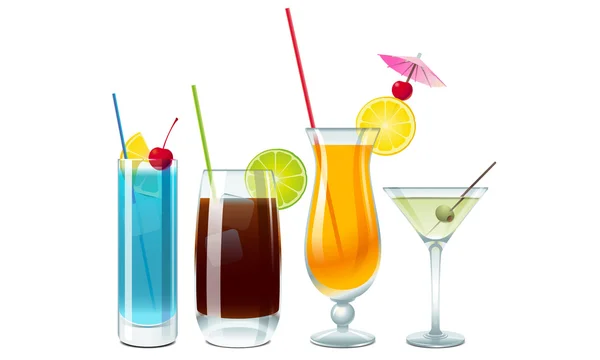 Mélange de cocktails — Image vectorielle