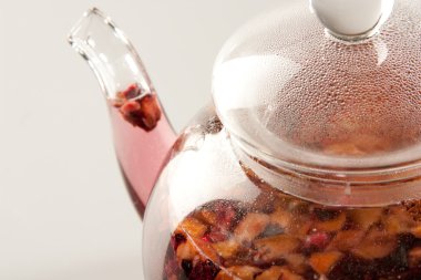 ebegümeci çayı ile meyve