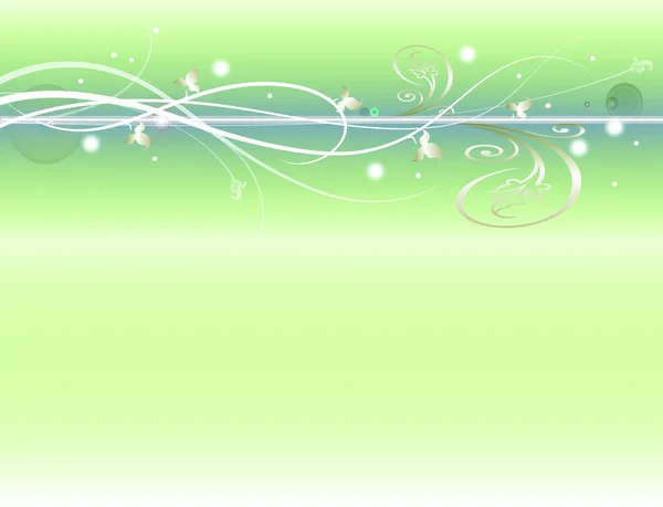 Hintergrund abstrakt hellgrün elegant — Stock Vector