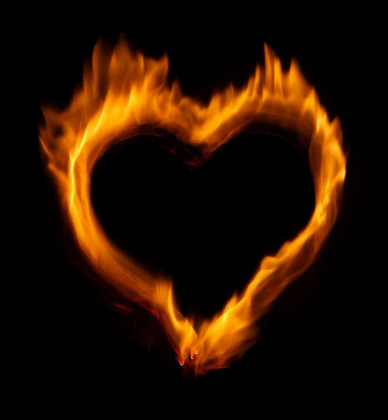 stock image Burning heart