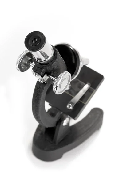 Крупный план микроскопа — стоковое фото