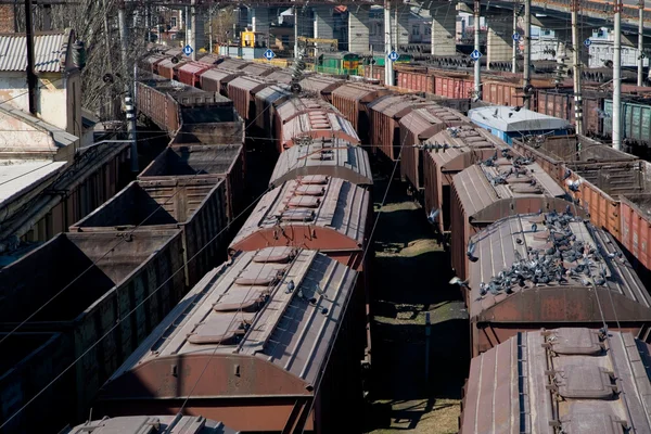 stock image Industrial train