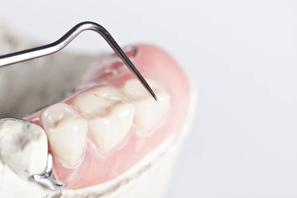 Verificação dentária e condições estéreis — Fotografia de Stock