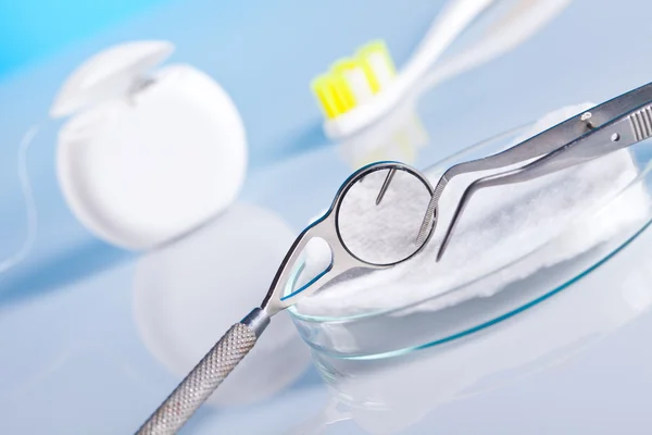 Controllo dentale e condizioni sterili — Foto Stock