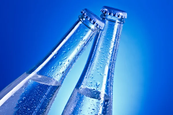 Transparent bottles — Stock Photo, Image