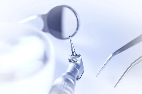 Zubní kontroly a zubní péče — Stock fotografie