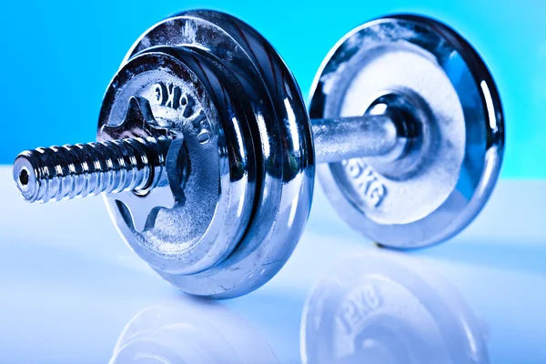 stock image Fitness dubbell weights