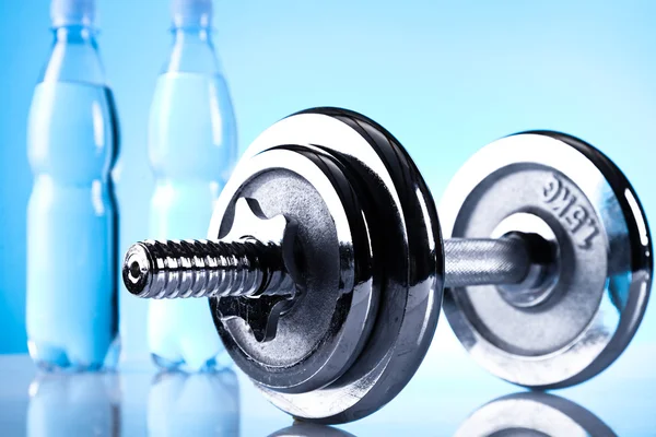 stock image Fitness dubbell weights