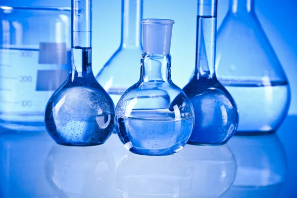 Laboratorieartiklar av glas — Stockfoto