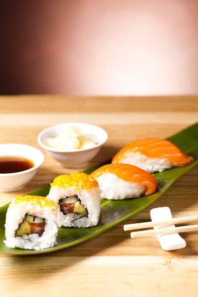 Seleção de almoço Sushi — Fotografia de Stock
