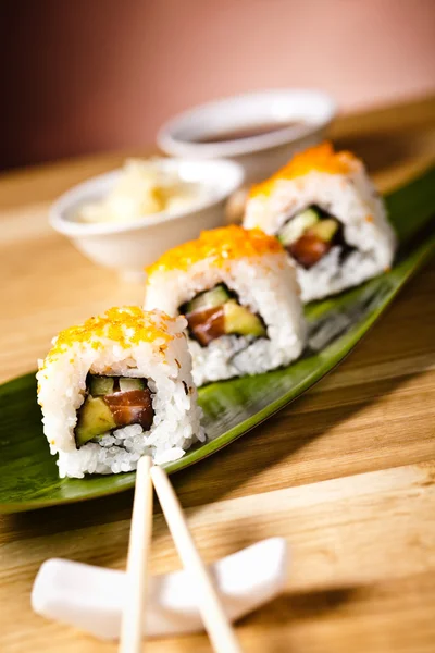 Sushi para almoço — Fotografia de Stock